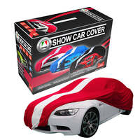 Autotecnica Show Indoor Car Cover Large up to 4.9m Red 2-196R