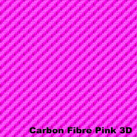 Autotecnica Pink Carbon Fibre 3D Vinyl Car Wrap 152x152cm A31199