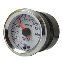 Autotecnica Water Temperature Gauge 40c - 140c White/Chrome 52mm G6114G7W