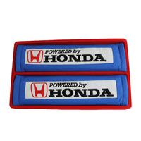 Autotecnica Powered By Honda Logo Seat belt Cover Pads Hondapad