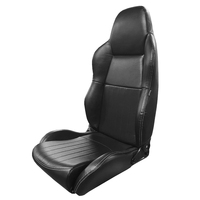 Autotecnica Classic High Back PU Leather Seats (Pair) SSBH03