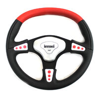 Autotecnica Missile 2 Black & Red Leather Steering Wheel SW111105
