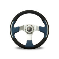 Autotecnica Racer III Leather Steering Wheel - Blue SW2617U