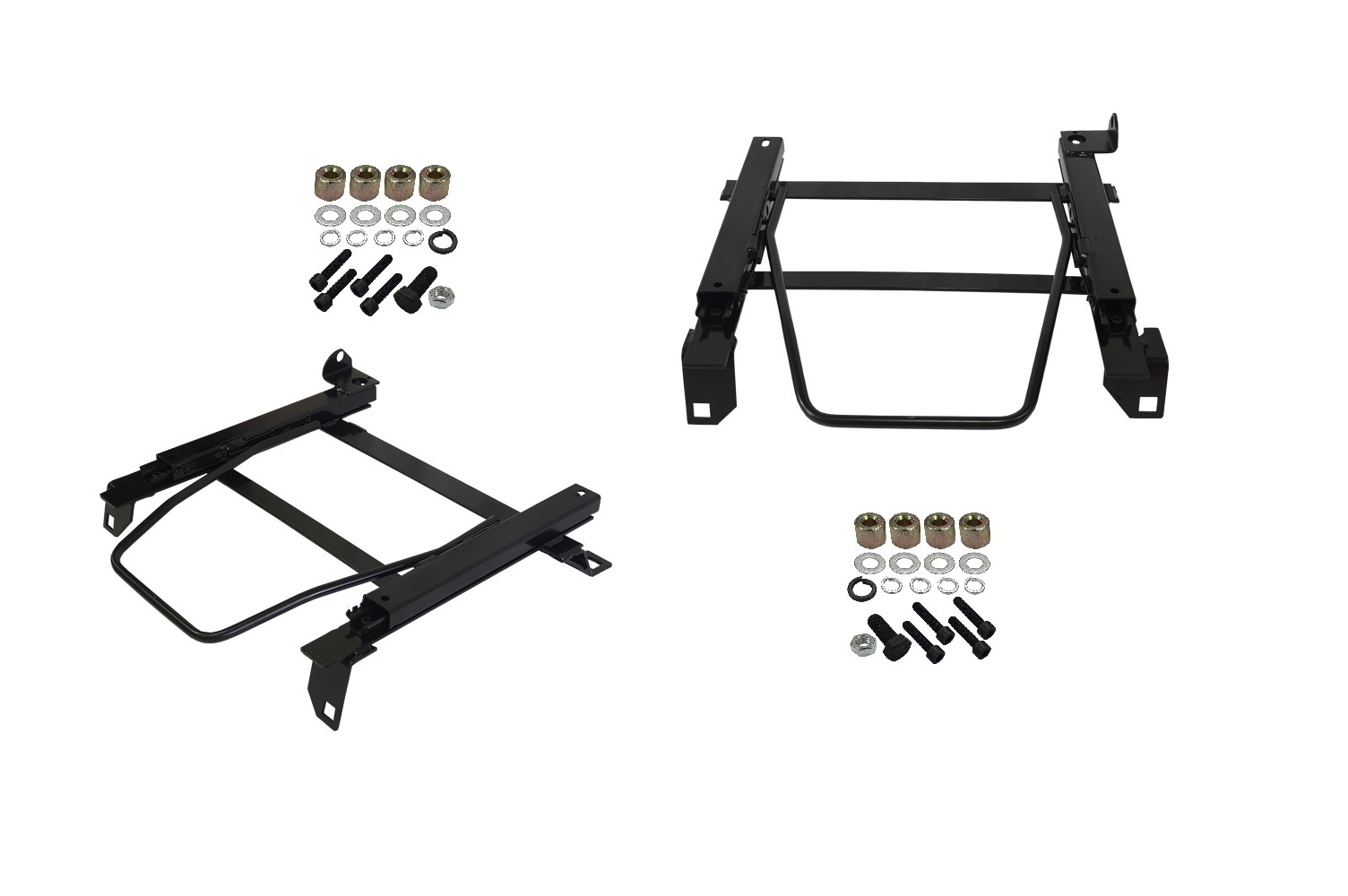 Seat Rails Autotecnica Toyota Hilux 1988-1997 4x4 Black Leather Adventurer S3 Seat ...