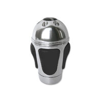 Autotecnica Aluminium & Black Leather Gear Shift Knob 0201