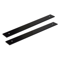 Autotecnica Universal seat brackets black 450mm x 50mm 640B