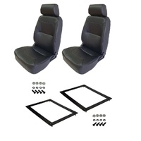 Autotecnica Holden Commodore VR Deluxe Classic PU Leather Seat & Rails Combo