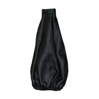 Black Genuine Leather Gear Boot Cover