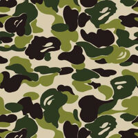 Sticker Bomb Army Green Camouflage Vinyl (152x100cm)