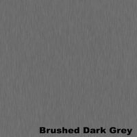 Dark Grey Brushed Aluminium Look Vinyl (20x213cm)