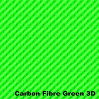 Autotecnica Green Carbon Fibre 3D Vinyl Car Wrap 152x152cm A32199