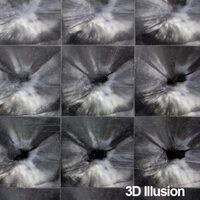 3D Illusion Vinyl Wrap (20x213cm)