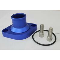 Autotecnica Chevrolet V8 SB&BB Straight Thermostat Housing Water Neck Blue ADS3556