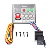 Autotecnica Switch Panel Universal (3 Light - 3 Switch) Black ADS8343