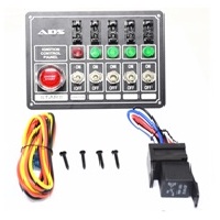 Autotecnica Switch Panel Universal (5 Light - 5 Switch -5 Fuse) Black ADS8355