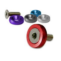 Autotecnica Billet Fender Washer Kit Purple BWBP