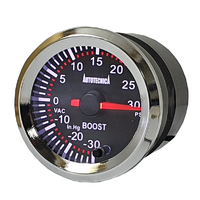 Autotecnica Turbo Boost Gauge -30 - +30psi Black/Chrome 52mm G6143G7