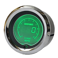 Autotecnica Digital Tachometer Electronic LCD Gauge 52mm GLCT
