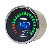 Autotecnica Digital Dual Display Oil Pressure Gauge 52mm GLDO