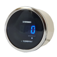 Autotecnica Digital Dual Display Tachometer Gauge 52mm GLDR