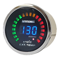 Autotecnica Digital Dual Display EGT Gauge 52mm GLGT