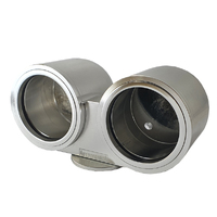 Autotecnica Billet Aluminium Twin Gauge Dash Pod Holder Silver 52mm GP7S