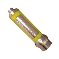 Autotecnica Brushed Aluminium & Leather Handbrake Lever Cover Yellow HB2301Y