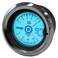 Autotecnica LCD 3-in-1 Turbo Boost/EGT/Voltmeter Gauge 52mm LCBE