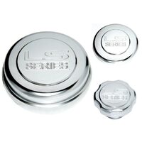 Alloy Billet Caps Suits LS1  VT-VY SET 3 Oil Cap ,POWER STEERING OVERFLOW COVERS 
