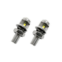Autotecnica Motorcycle Number Plate Screw with White SMD LED MG050S
