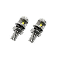 Motorcycle Number Plate Screw with White SMD LED