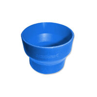 4" to 3.5" - (80mm Long) Reducer Silicone Pipe