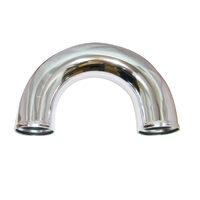 Autotecnica 3" - (180Deg) Aluminium Pipe (Polished) PIPE2-76