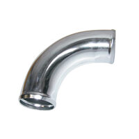 Autotecnica 3" - (90Deg) Aluminium Pipe (Polished) PIPE3-76
