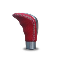 Autotecnica Aluminium & Red Leather Gear Knob SP18FR