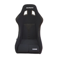 SS08C (Fixed Back Sports Seat Black Fibreglass)Clearance for one pair
