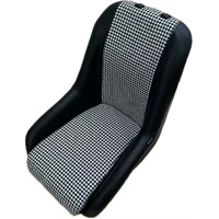 SPORT SEAT CLASSIC GREY-BLACK PU LEATHER COMBINATION MATERIAL LOW BACK(Pair)